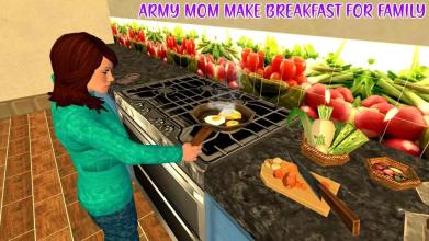 Virtual Girl US Army Women Mom Family Games截图2