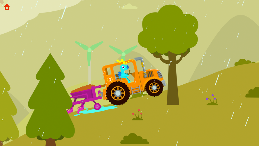 Dinosaur Farm Free - Tractor截图2