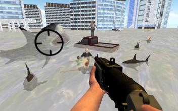 Hungry Shark City Attack : Shark Games截图2