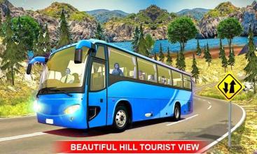 Tourist Bus Offroad Driving Mountain Challenge截图2