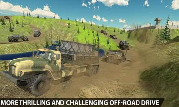 Off-Road Army Vehicle Transport Truck Driver 2019截图1