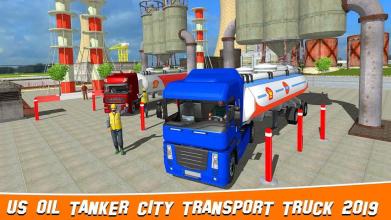 Us Oil Tanker City Transport Truck 2019截图2