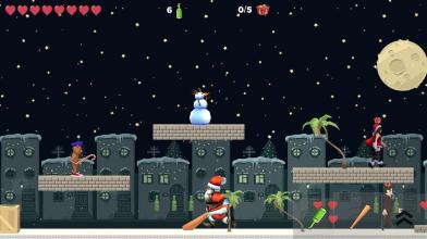 BadSanta platformer game截图2