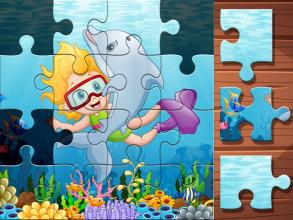 Super Cartoon Jigsaw Puzzles For Kids截图2