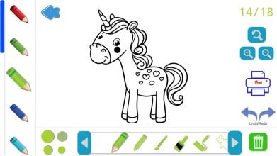 Glitter coloring and drawing for Kids截图1