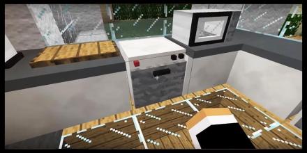 Addon Furniture Mod Pixel Map House Block截图2