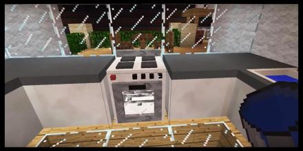 Addon Furniture Mod Pixel Map House Block截图1