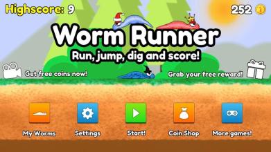 Worm Runner: Dig or Jump!截图2