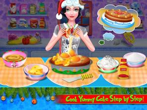 Christmas Sweet Cake Maker - Fun Cooking Game截图1