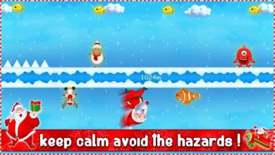 Santa Gravity Flipper - Endless Run Adventure截图1