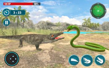 Wild Crocodile Attack Simulator截图1