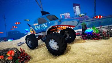 Shark Monster Truck Underwater World Parking Sim截图2