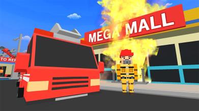 Grand Toon City Robot Fire Fighter Rescue Mission截图2