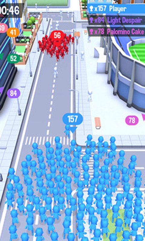 Stickman Crowd in City截图3