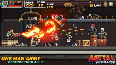 Metal Mercenary - 2D Platform Action Shooter截图2