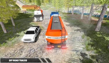 Oil Tanker Transporter Offroad Truck Fun Simulator截图2