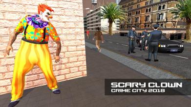 Scary Clown Attack Simulator 3D - Crime City 2019截图2