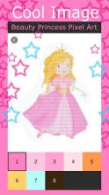 Beauty princess Pixel Art:Coloring By Number截图1