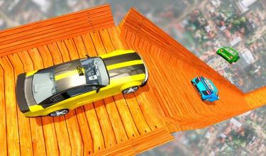 Impossible Mega Ramp Stunts Flying Car Parking截图1