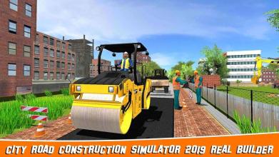 Real City Road Construction Simulator 2019截图2