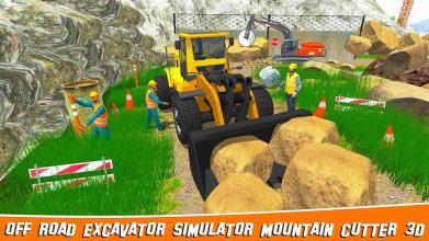 Off Road Excavator Simulator Mountain Cutter 3D截图2