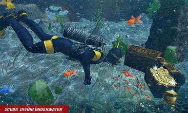 Scuba Diving Simulator: Underwater Shark Hunting截图1