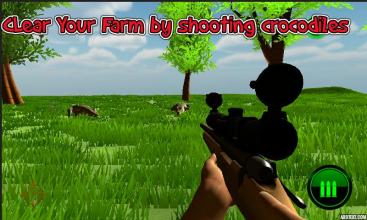 Deadly Crocodile Sniper - Farm Hunting Simulator截图1