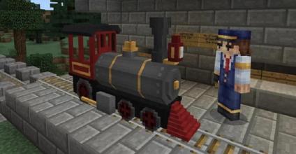 Train and Locomotive Mod for MCPE截图2