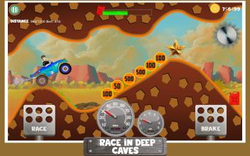 Mountains Red Car Climb:Car Hill Racing Game截图4