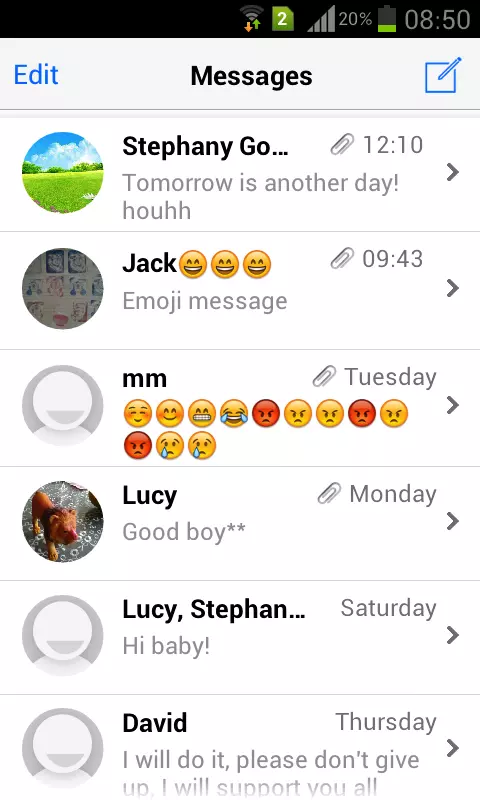 Messaging+ 7 Free截图1