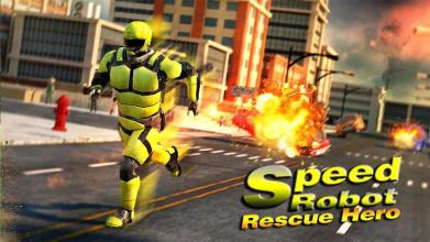 Speed Superhero Robot Rescue Mission截图1