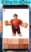 Wreck it Ralph 2 - Color by number截图2