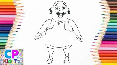 Motu Patlu Coloring Game截图5