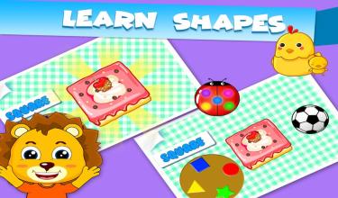 Shapes Colors Size - Interactive Games for Kids截图1