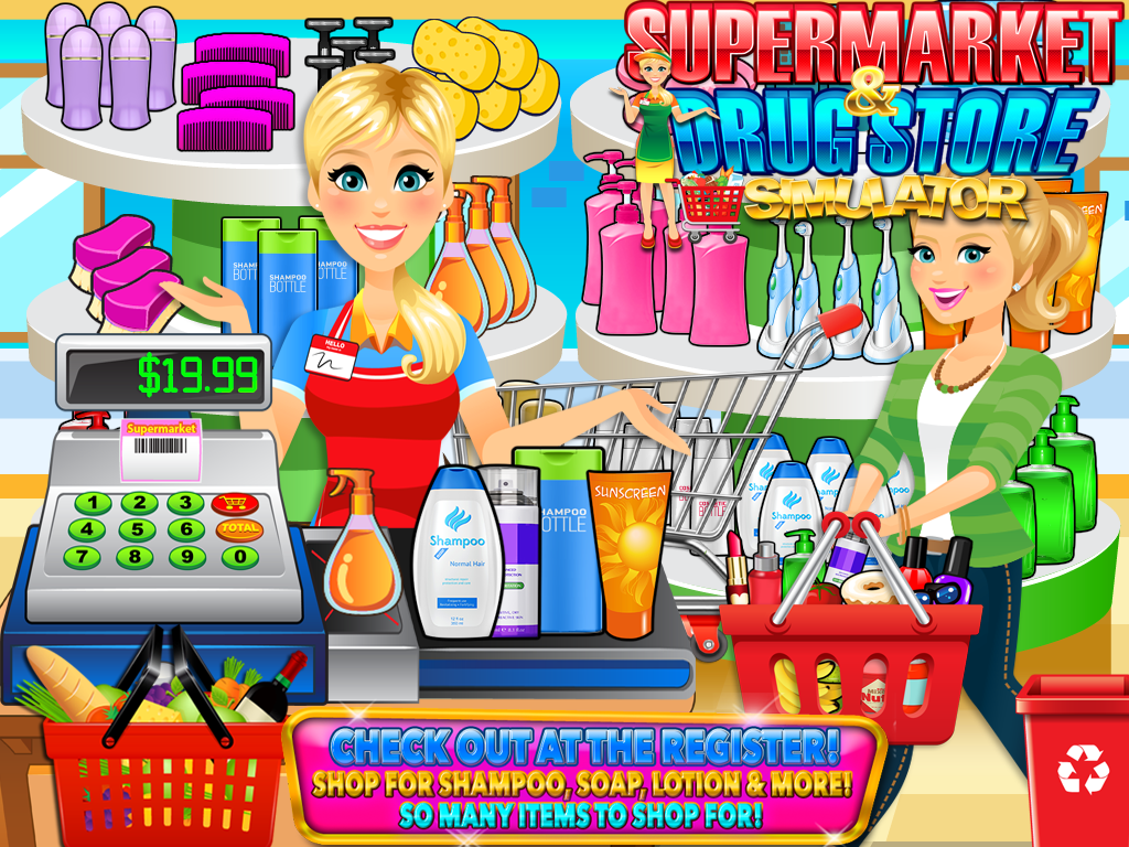 Supermarket Drugstore Cashier截图5