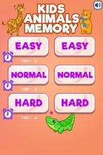 Kids Animals Memory Game截图1