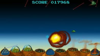 Retro Missile Command截图2