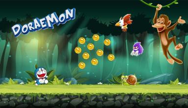 Super Doreamon Man Adventure Jungle Game截图1