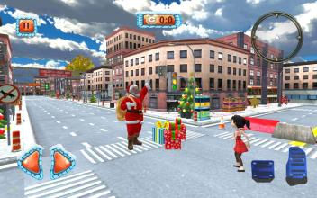 Christmas Santa Gift Delivery City Driving截图1