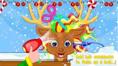 Reindeer Salon Christmas Fun - Animal Rescue截图4