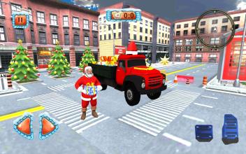 Christmas Santa Gift Delivery City Driving截图2