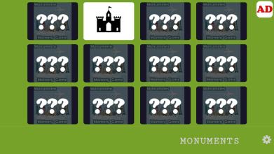 Memory Game - Monuments截图3