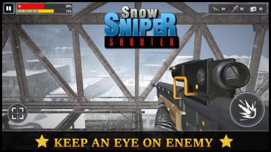 Snow Sniper Shooter 2019 : Fierce War missions截图5