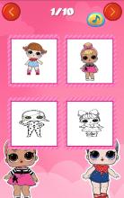 Dolls Coloring Book Surprise Lol截图4