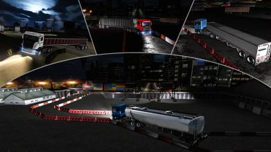 Night Truck Drive and Parking Game 2019截图1