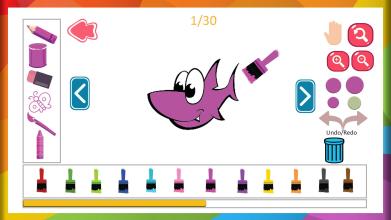 Shark Coloring Book截图4