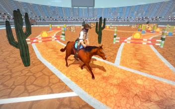 Racing Horse & Jumping Stunts截图1