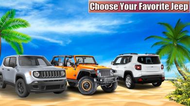 Beach Water Car Surfer Jeep Driving Sim截图1