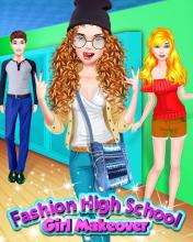 Fashion High School - Girl Makeover截图1