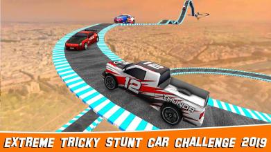 Extreme Tricky Stunt Car Challenge 2019截图2